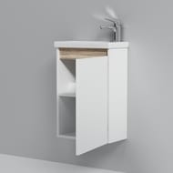 Тумба под раковину AM.PM X-Joy (450х620х250) подвесная, 1 дверца, белый глянец M85AFHX0451WG