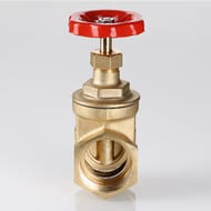 Задвижка клиновая 1 1/2"ВВ VALTEC латунь PN16  VT.012.RG.08