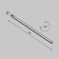 ���������� ��� ������� Maytoni Shelf (����) CA012-TRX-900-B 924 ��, IP20, ������