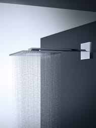 Верхний душ Axor ShowerSolutions 35318000 (300х300) настенный, 2jet, 2 типа струи, держатель,  хром — изображение 2