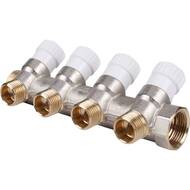 Коллектор распределительный STOUT 3/4", 4 отвода 1/2" SMB 6851 341204
