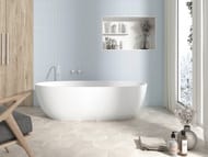 Плитка настенная EQUIPE COSTA NOVA Baby Blue Matt (50х200) моноколор, голубая, 28462 (кв.м.)