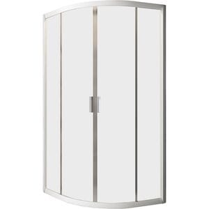 Душевой уголок RAVAK BLIX BLCP4-90 (895х895х1900) раздвиж. двери, стекло, белый+Transparent AntiCalc