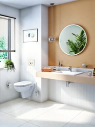 Раковина Vitra S20 (550х450х170) встраиваемая, антибактериальное покрытие 5465B003-0001