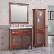 Тумба с раковиной Opadiris Палермо 90 (900х450х875) напольная,светлый орех 00-00002356+031300-u