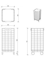 ������� ��� ����� Decor Walther WR 1 �� ��������� 360�360�745 ����: ����/����� 0613750