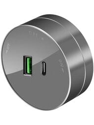 ������� Systeme Electric MultiTrack 2�USB (��� �+�) 18��, 5�/3�, ������, MTK13003G