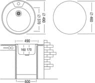 ����� ������� Ukinox Favorit D490, ������������ ����������� ����� 0,8��,���� 1 1/2, FAP 490 -GT8K 0