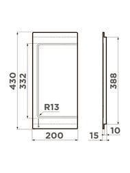 ����������� ����� Omoikiri CB-05-WOOD-M (200x430) ���� ����� 4999053