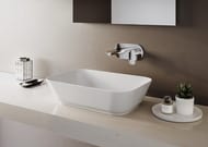 Раковина Vitra Geo (595х395х170) накладная,с переливом,антибактериал. покрытие,белый 7425B003-0012