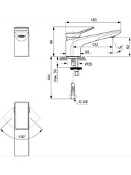 ��������� ��� �������� Ideal Standard CONCA BC754GN �������������, ���������� �����