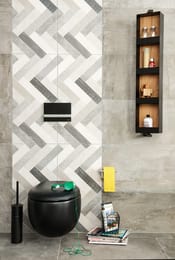 Клавиша смыва двойная VITRA Select стекло, цвет черный глянец, кнопки хром 740-1101