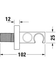 ��������� ����������� Duravit UV0630009046 � ����������, ������ �������