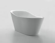 Ванна акриловая BelBagno BB63-1800-W0 1800х870х850 отдельностоящая, без перелива, д/к, белый