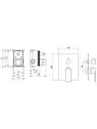 ��������� ��� �����/���� Aquatek ���� AQ1446MB ������������, 2 ������, �������������, ������ �������