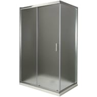 Душевой уголок BelBagno Uno (1200х800х1850) UNO-AH-1-120/80-P-Cr прямоугольный, стекло матовое/хром
