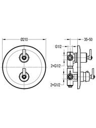 ��������� ������������ Swedbe Terracotta ART 2521 ��������� �� 3 ������
