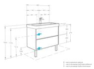 ����� ��� ���������� AQUATON ������ 90 1A251901SD010 882x427x591 2 �����, ����� ������/����� �������