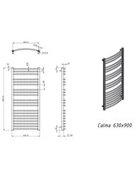 GROTA CALMA ����������������� "�������" ������� 630x1200 �������. ����.�����, ����/���. ����. D-1/2"