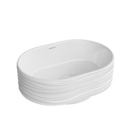 Раковина KERAMA MARAZZI AMAREMARE Artbasin Sabbia накладная, 500х366х180, белая гл. SA.wb.50\WHT