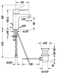  Duravit B.1      ,  B11010001010