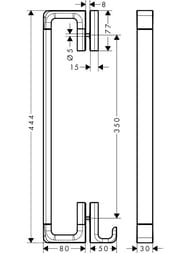Axor Universal ����� ��� ����� �������/������������������ 444�� 42837000