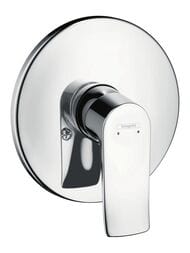 Смеситель Hansgrohe Metris 31686000 для душа, скрытый монтаж, однозахватный, хром — миниатюра 1