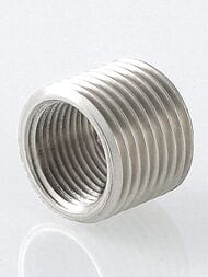 Футорка VALTEC под шестигранник 3/4"Н х 1/2"В латунь никелированная, VTr.660.N.0405