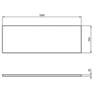 Панель Ideal Standard i life фронтальная 160 см для прямоугольной ванны T478401