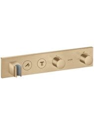 Смеситель Axor ShowerSelect 18355140 для душа, встраиваемый термостат, 2 выхода, шлиф.бронза — миниатюра 1