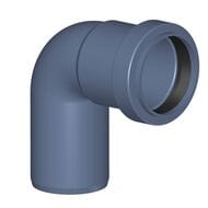 Отвод Poloplast 40х87,5°, канализационный, арт.2114