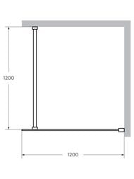 ������� ����������� CEZARES LIBERTA (1200�1950) LIBERTA-L-1-120-120-BR-Cr ����. ������, ����. ���� LIBERTA-120-BR-PACK+LIBERTA-120-SET-Cr