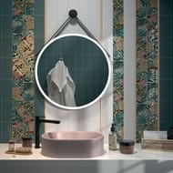 Раковина KERAMA MARAZZI AMAREMARE Artbasin Vento накладная, 500х366х180, мальва матовая VE.wb.50\MAL