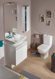 Унитаз с бачком напольный Jacob Delafon STRUKTURA UJX102-00+ETE212-00 (645х340х760) безободковый