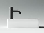 Раковина накладная Ceramicanova Element 375х215х100 левый, отв. под смеситель, белый CN5008
