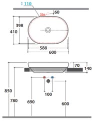 �������� Globo T-EDGE (600x410�140) ����������������, ��� ��������� ��� ���������, ����� B6O61BI