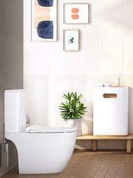 Унитаз-компакт Vitra Sento Open-Back 360х650 с сиденьем,антибакт. покр.,безободк.9830B003-7204