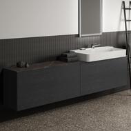 ���������� ��� ����� 240 Ideal Standard CONCA (2385x505x6) ������������, black desire marble T4343DG