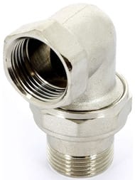 Американка ITAP 162 1/2" угловая, никелир — миниатюра 1