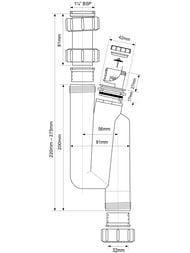  S- McAlpine (1 1/4''x32)   , . MRW3V
