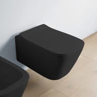 Сиденье ArtCeram А16 с микролифтом, черное матовое ASA001 17 71