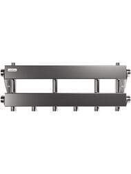 Модульный коллектор Gidruss MKSS-150-3x25 до 150 кВт, 2 магистр. подкл. 1 1/2, 3 контура 1" — миниатюра 1