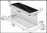 ������������ �������� ������ De Dietrich (800�515) 4 ���� �������, horiZone, PS, ������ DPI7884XT