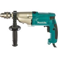 Дрель MAKITA HP 2050 электрическая, ударная, 2 скорости, 720Вт, 20мм, 1200/2900об/мин ЗВП13мм, кейс