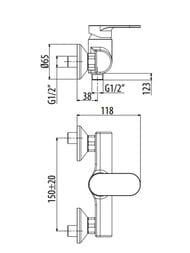 ��������� GATTONI H20mix7000 70028/70�O ��� ����, ���������, ����