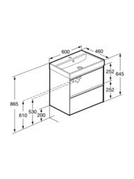 ����� ��� �������� ROCA ONA (585�450�565) ���������, 2 �����, ����: �������� ����� ZRU9307861