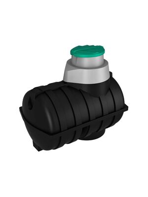 Емкость ЭкоПром U 3000л oil (2030х1440х2360) черная, подземная арт.121.3000.899.1