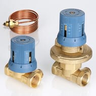 Регулятор перепада давлений VALTEC 1" 250-600 mBar, с запорно-регулировоч. клапаном VT.040.G.60006