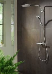 Душевая система Hansgrohe Raindance Select S 240мм 1 тип струи, Showerpipe с термостатом 27633000