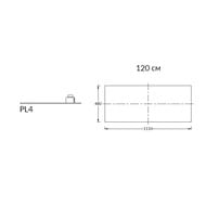 ���������� KERAMA MARAZZI PLAZA Next 1170�480�9 ��� �����, ���� ����� PL4.DL500920R\120